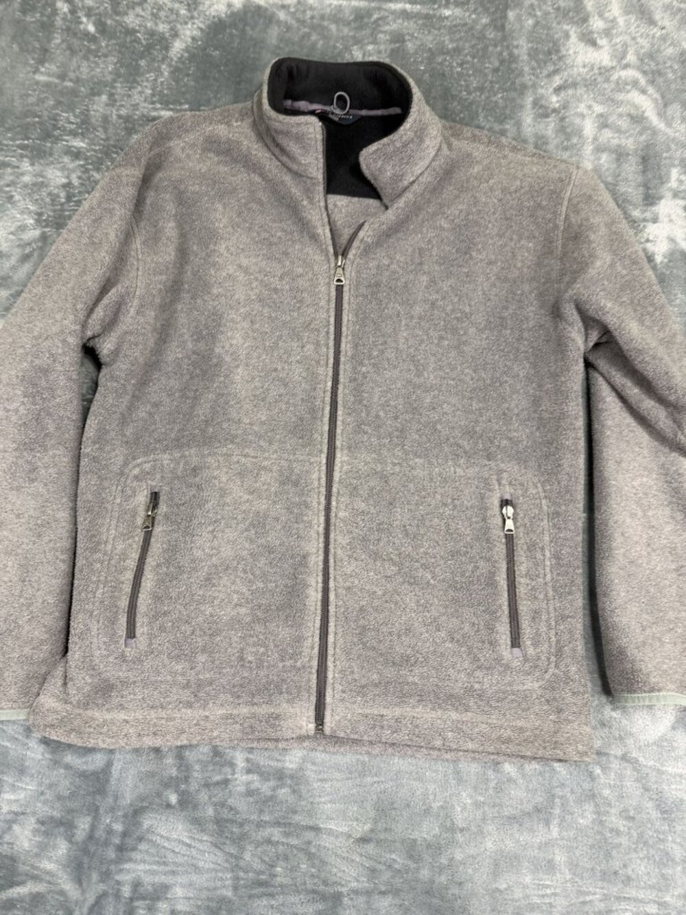 Marks & Spencer Blue Harbour Mens Gray Full-Zip Fleece Jacket S